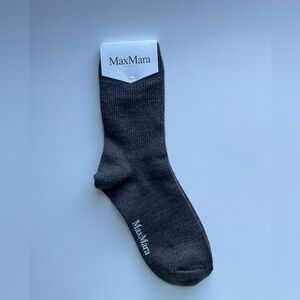 MaxMara Wool Gray Socks